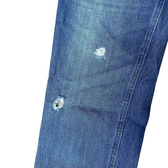 We The Free Maggie Straight leg bite hem distressed jeans 26 - Picture 4 of 12